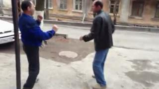 Old Man Fight, knockout.