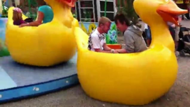Roller Coaster Accident Crazy Duck