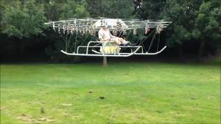 Homemade Drone Capable Of Carrying Humans