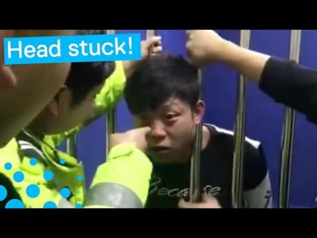 Man Gets Head Stuck In Prison Bars Video Ebaums World