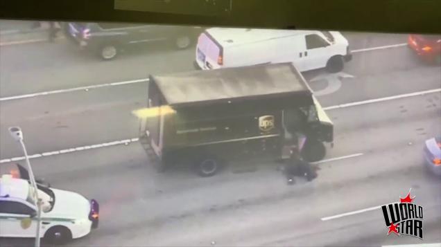 Police Chase With A Hijacked UPS Truck Leads To A Deadly Shootout In ...