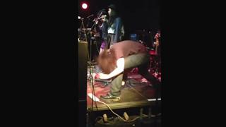 This guitarist is at the wrong show.