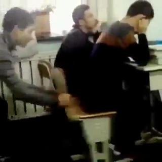 The old chair prank back fires.