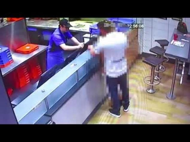 Couple Has Sex at Domino's Pizza in Plain View