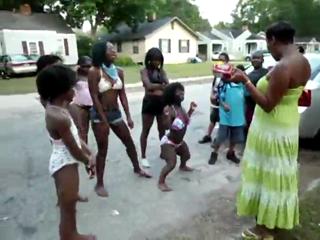 Midget Twerking at a Pool Party