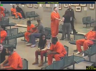 Prison Guard Beats Inmate