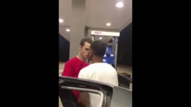 Guy Gets Knocked Out At Gas Station