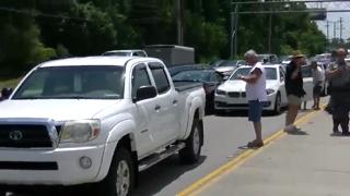 Idiot at Mustang Week Tries To Show Off In Traffic