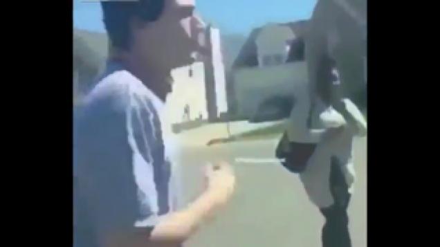 White Kid Gets Beat When His Car Breaks Down In The Wrong Neighborhood