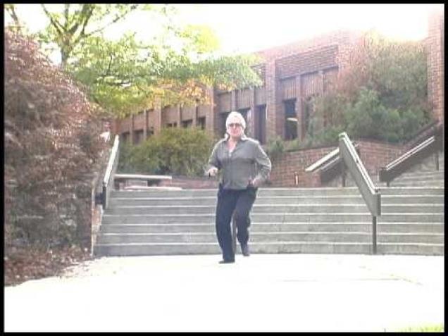 Crazy Lady Shoulder Checks A Skater And Freaks Out When She Rekts Herself