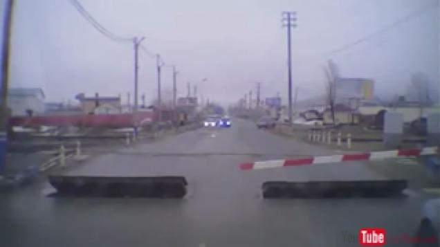 Girl with headphones hit by freight train