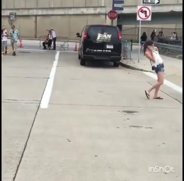 Drunk Guy Walking Up Hill