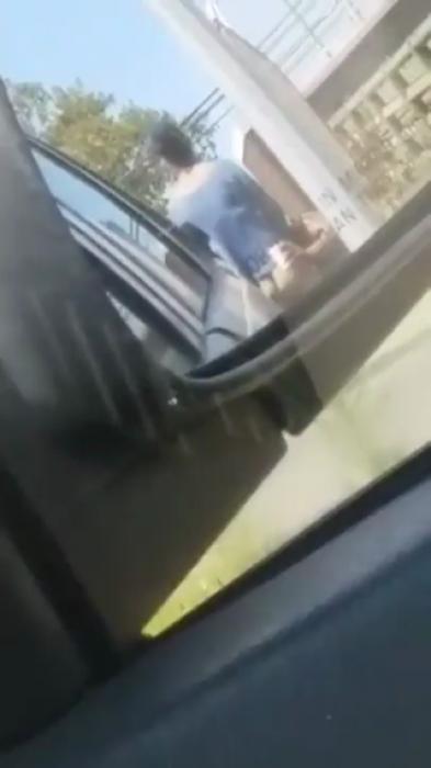 Crackhead gives head to prostitute.