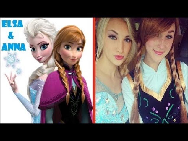 frozen 2 real life characters