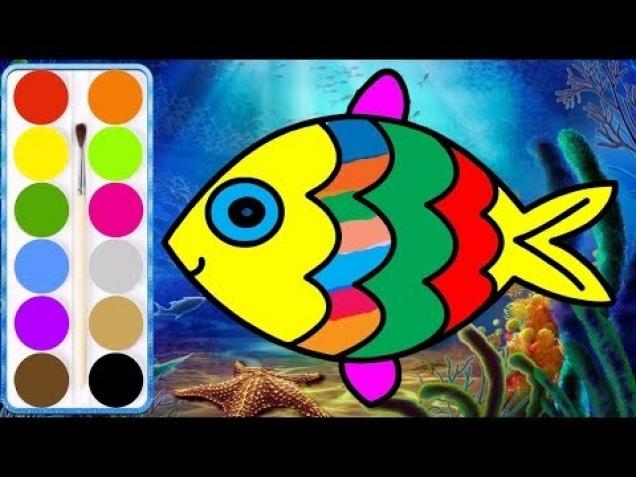 Learn To Draw: Rainbow Fish - Wow Video | eBaum's World
