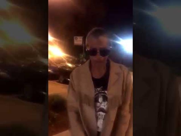 Schizophrenic Guy Tries To Sneak Attack Security Guard