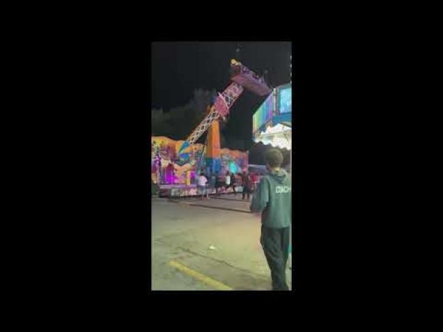 Traverse Cherry Festival Ride Has Major Malfunction Nearly Tips Over 