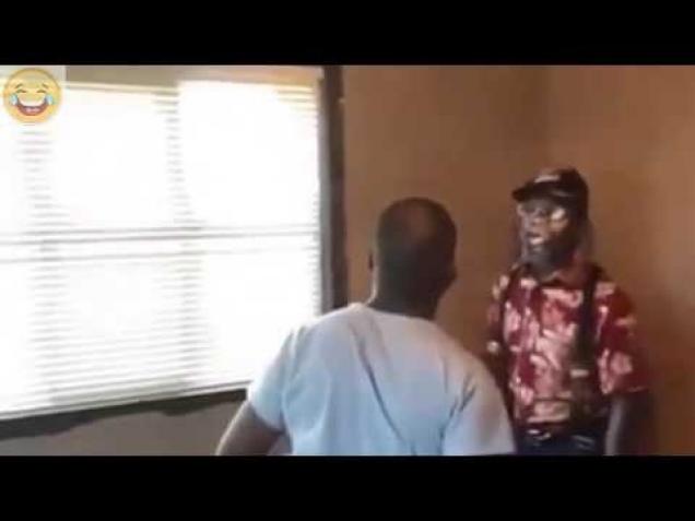 Son Trips and Paints His Dad's Face