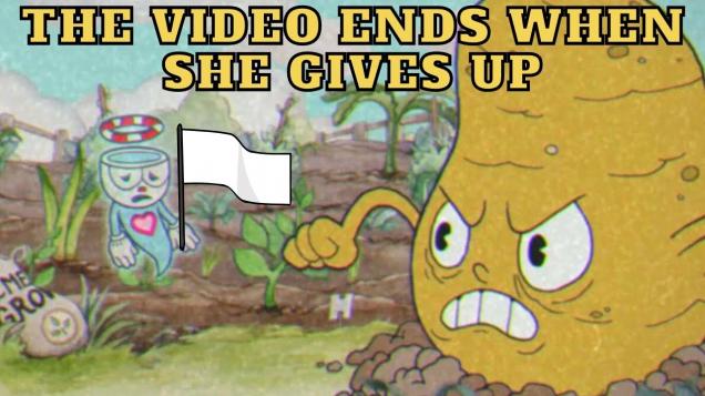 Noob Girl Gamer Plays Cuphead - Fails Harder Than A Gaming Journalist