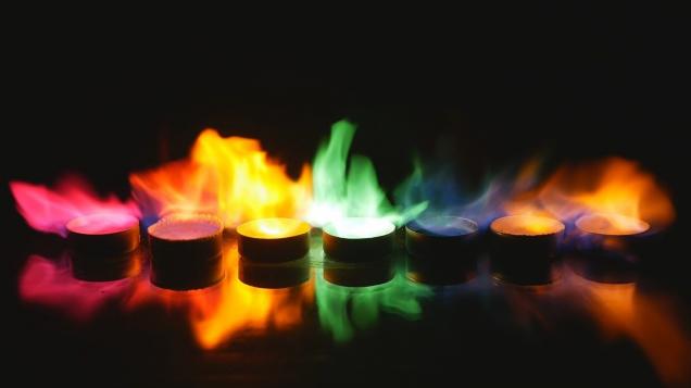 DIY Rainbow Colored Flames Experiments - Wow Video | eBaum's World