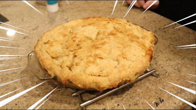 How NOT to Bake a Vegan Pie | pic of a vegan pie