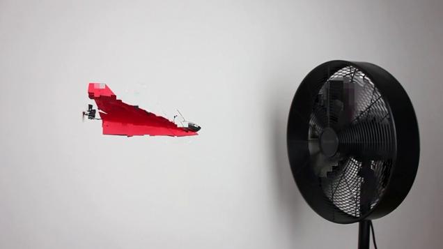 Motorized Paperplane vs Fan