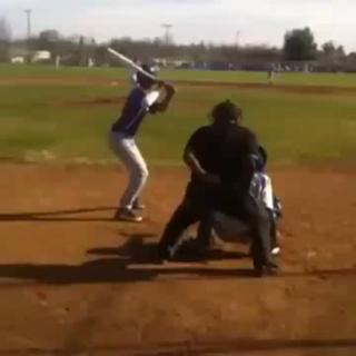 Umpires "Whoomp There it is" strike-out call