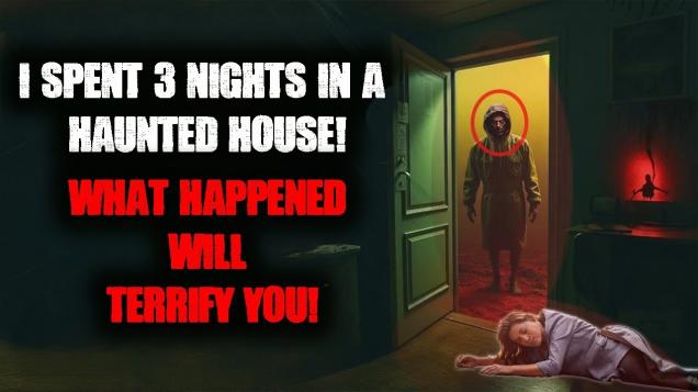 I Spent 3 Nights in a HAUNTED HOUSE! What Happened Will TERRIFY You! - Short Horror Stories