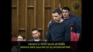 Angry Combat Veteran Speaks out to law makers.