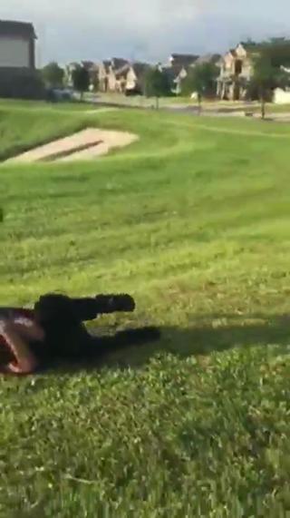 Brother Rolls Up On Boyfriend Beating His Sister