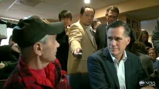 Gay Veteran talks to Mitt Romney