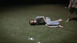 Flaming Soccer Ball Nutshot