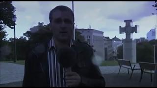 Reporter Gets struck by lightning