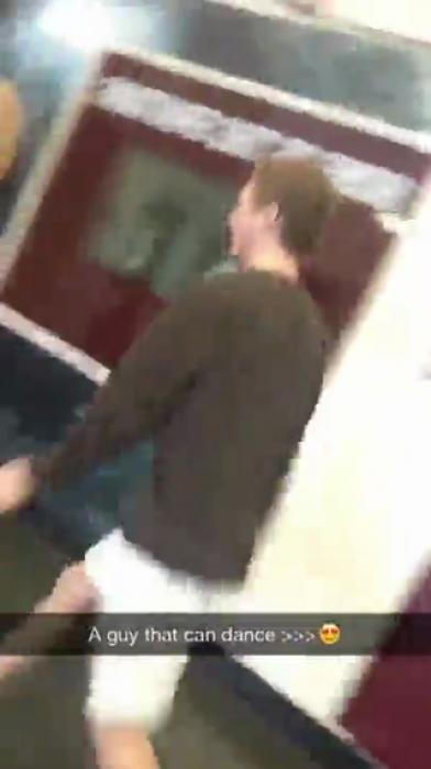 Girl appears out of thin air