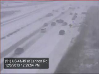Winter Storm Fun On The Freeway