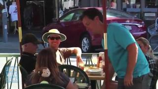 Wife on a leash prank