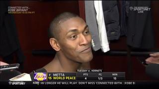 Metta World Peace Is Completely Out Of His Mind