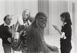 Some rare scenes from the sets of The Original Trilogy
