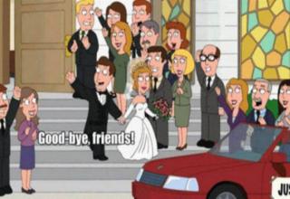 Family Guy explains everything men give up when the wedding bells chime.