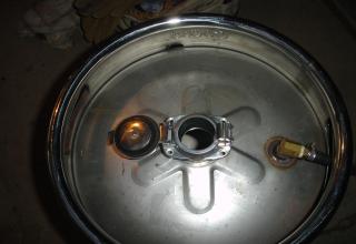 Coors keg converted to A fuel tank.