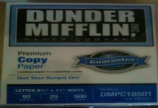 Dunder Mifflin Copy Paper - Picture | eBaum's World