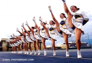 High School cheerleaders 1