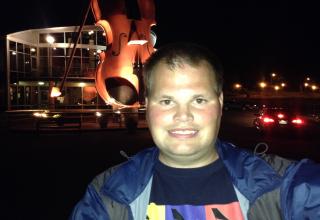 It was Very Cool outside during the Month of August and the Days are getting Shorter and Frankie MacDonald was at the Big Fiddle down at the Sydney Marine Terminal in the North End of Sydney Nova Scotia at the Government Wharf.