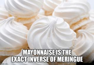 Mmm, meringue.
