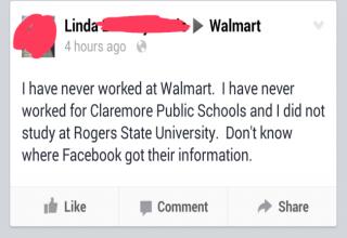 Not everyone has figured out this whole "Facebook" thing yet. And, apparently, a lot of these internet-challenged people can be found on Walmart's Facebook page.