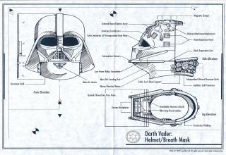 Схема шлема дарта вейдера