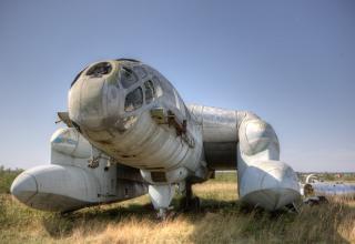 Hard to believe that this weird military plane was once airborne 