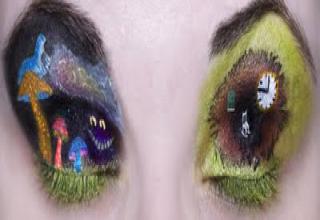 ART ON A FACE.  Gallery of eye makeup like you have never seen.