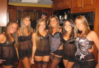 High School Lingerie Party Picture