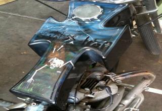 Custom Fabricated Motorcycle Gas Tank - Picture | eBaum's World